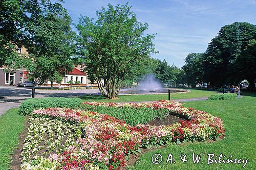 Skwer, park, Windawa-Ventsplis, Łotwa