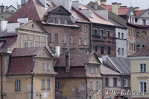 Lublin, Stare Miasto, widok spod Zamku