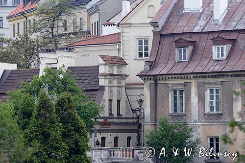 Lublin, Stare Miasto, widok spod Zamku