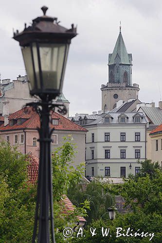 Lublin, Stare Miasto, widok spod Zamku