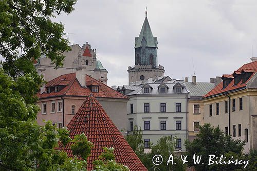 Lublin, Stare Miasto, widok spod Zamku