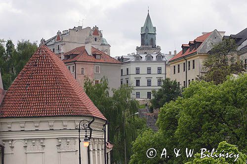 Lublin, Stare Miasto, widok spod Zamku