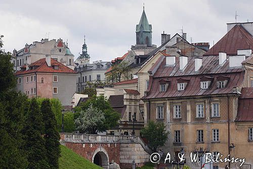 Lublin, Stare Miasto, widok spod Zamku