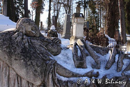 Lwów, grób rodziny Markowskich na Cmentarzu Łyczakowskim, Ukraina