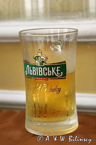 Lwów, piwo Lwowskie, Ukraina