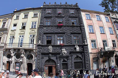 Lwów, Rynek Nr 4, Czarna Kamienica, Ukraina