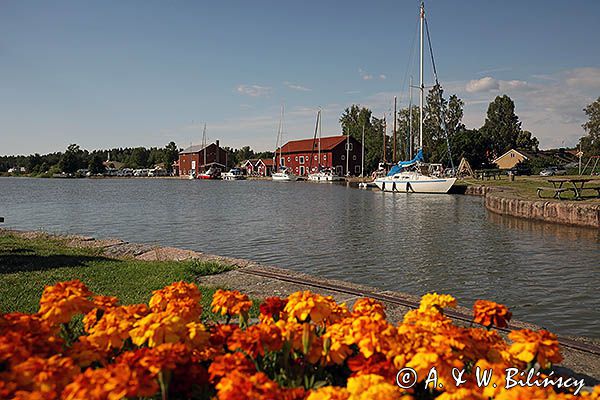 Przystań w Lyrestad, Szwecja