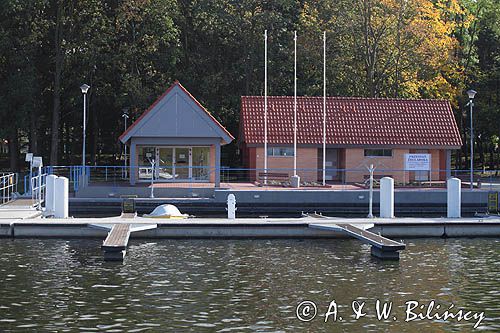 marina w Malborku, rzeka Nogat, żuławy