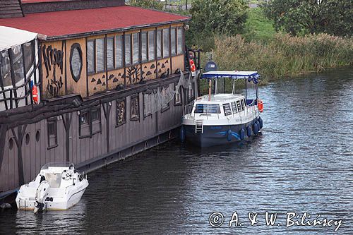 Vistula cruiser 30 pod tawerną U Flisaka w Malborku, rzeka Nogat, żuławy