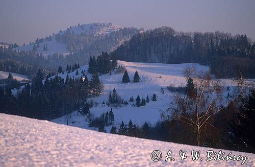 Małe Pieniny zimą