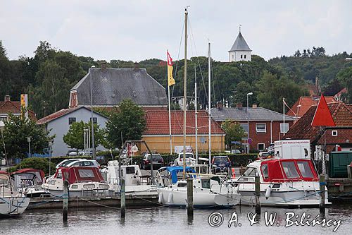 Marina w Mariager, Mariager Fjord, Jutlandia, Dania