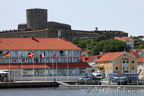 Marstrand, port jachtowy i twierdza. Szwecja Zachodnia, Kattegat