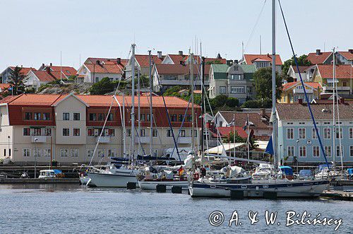 Marstrand, port jachtowy i twierdza. Szwecja Zachodnia, Kattegat