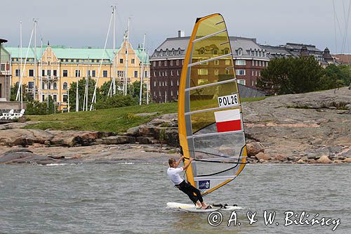 Mistrzostwa Europy w klasie RS:X Helsinki 2016, winsurfing, Finlandia, Zatoka Fińska