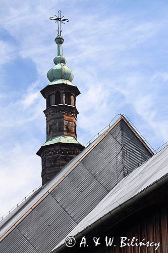 Mętków, zabytkowy drewniany kościół w którym Karol Wojtyła był wikarym, Małopolska, kościół przeniesiony z Niegowici