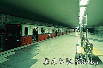 Poland, Warsaw, metro, underground