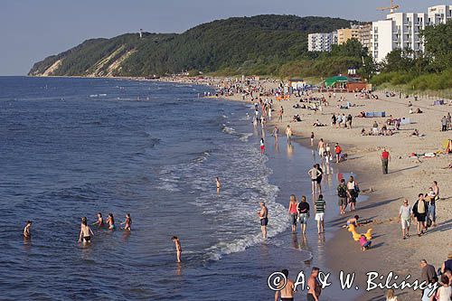 Międzyzdroje, plaża, Wyspa Wolin