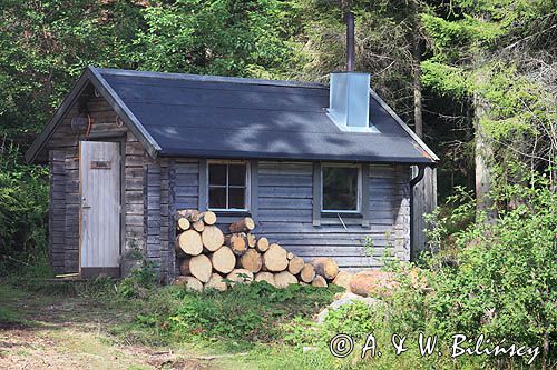 sauna, wyspa Mjalton, Hoga Kusten, Wysokie Wybrzeże, Szwecja, Zatoka Botnicka