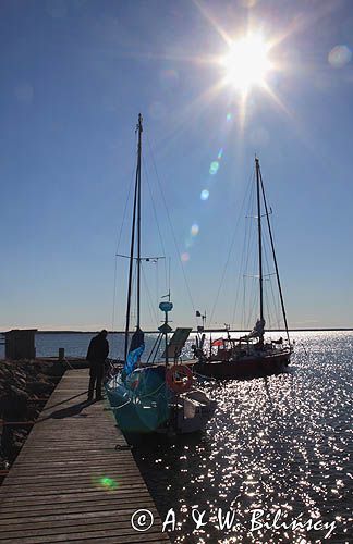 w porcie, wyspa Molpehallorna, Archipelag Kvarken, Finlandia, Zatoka Botnicka