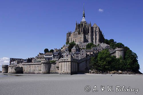 Klasztor Mont St. Michel, Normandia / Bretania, Francja