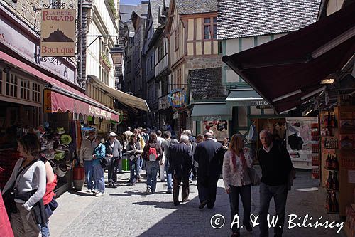 Klasztor Mont St. Michel, Normandia / Bretania, Francja