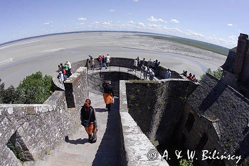 Klasztor Mont St. Michel, Normandia / Bretania, Francja