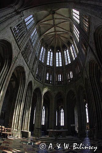 Klasztor Mont St. Michel, Normandia / Bretania, Francja