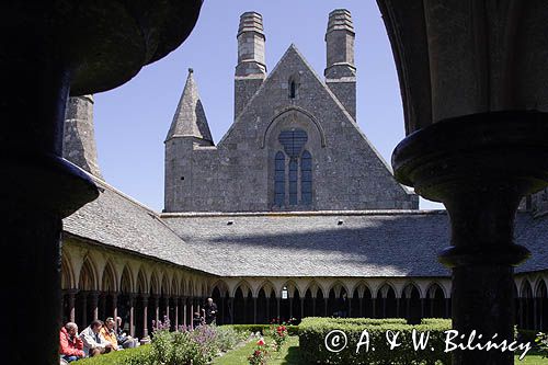 Klasztor Mont St. Michel, Normandia / Bretania, Francja