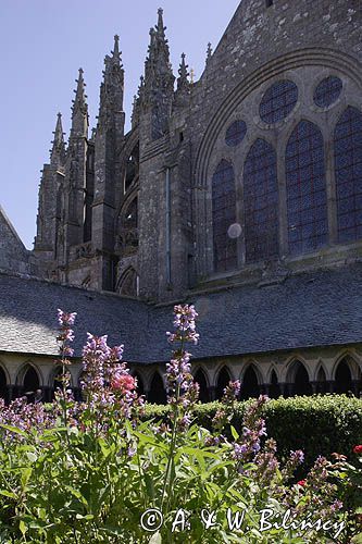 Klasztor Mont St. Michel, Normandia / Bretania, Francja