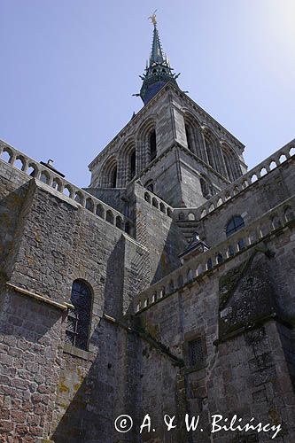 Klasztor Mont St. Michel, Normandia / Bretania, Francja