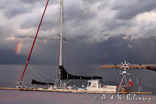 idzie burza, port Montu, wyspa Sarema, Saaremaa, Estonia comming storm, Montu harbour, Saaremaa Island, Estonia