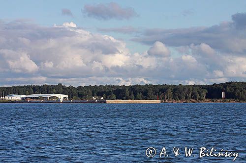 port Montu, wyspa Sarema, Saaremaa, Zatoka Ryska, Estonia Montu harbour, Saaremaa Island, Riga Bay, Estonia