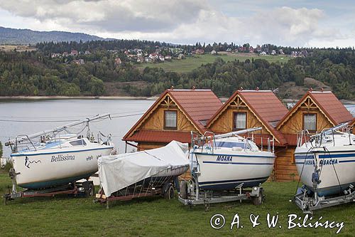 Zalew Czorsztyński, przystań Yacht Klub Polski Zakopane