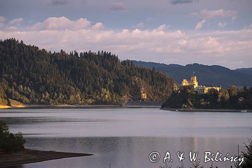 Zalew Czorsztyński, Zamek Dunajec w Niedzicy, Zapora w Niedzicy, Pieniny