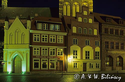 Niemcy Stralsund stary rynek