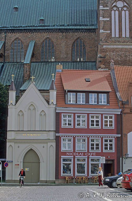 Niemcy Stralsund stary rynek