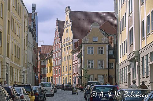 Niemcy Stralsund na starówce