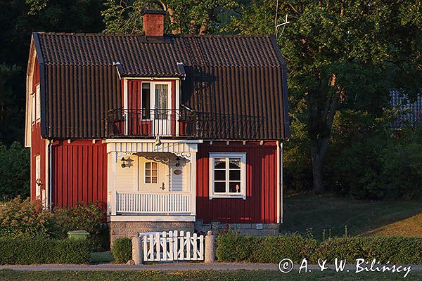 Szwedzki dom w Norrkvarn, Kanał Gota, Gotajski, Szwecja