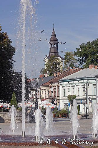 Nowy Sącz, fontanna na Rynku