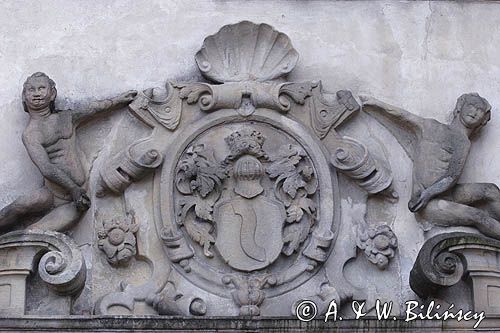 Nowy Wiśnicz, portal nad drzwiami do zamku, Pogórze Wiśnickie