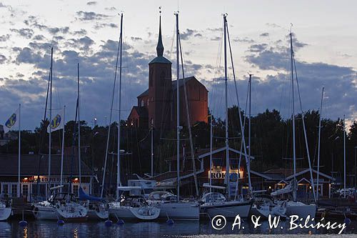port jachtowy - marina w Nynashamn, Szkiery Szwedzkie, Archipelag Sztokholmski, Szwecja