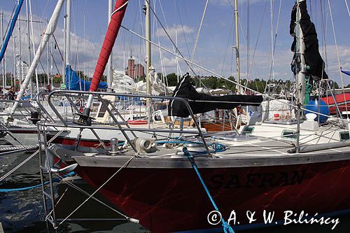 port jachtowy - marina w Nynashamn, Szkiery Szwedzkie, Archipelag Sztokholmski, Szwecja