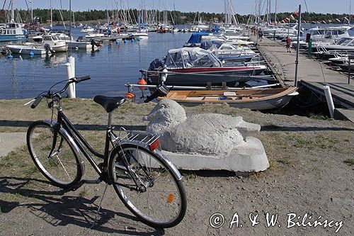 port jachtowy - marina w Nynashamn, Szkiery Szwedzkie, Archipelag Sztokholmski, Szwecja