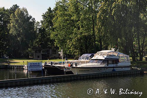 marina Marienwerder, Oder-Havel kanal, Brandenburgia, Niemcy