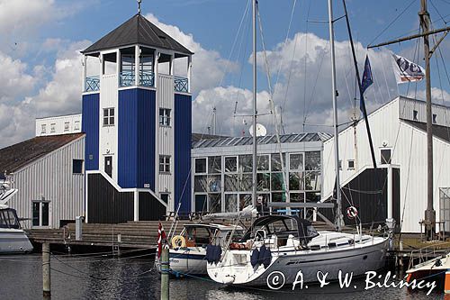 Oer Maritime Havn, wakacyjna wioska i port żeglarski, Jutlandia, Kattegat, Dania