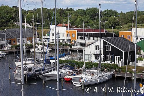 Oer Maritime Havn, wakacyjna wioska i port żeglarski, Jutlandia, Kattegat, Dania