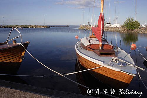 port rybacki i jachtowy Boda na Olandii, basen łodziowy Szwecja