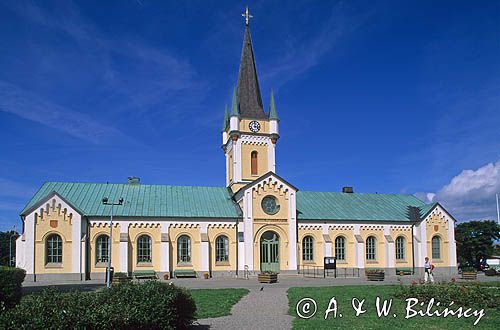 Kościół w Borgholm, Olandia, Wyspa Oland, Szwecja