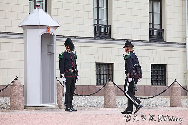 Pałac Królewski w Oslo, zmiana warty, Południowa Norwegia