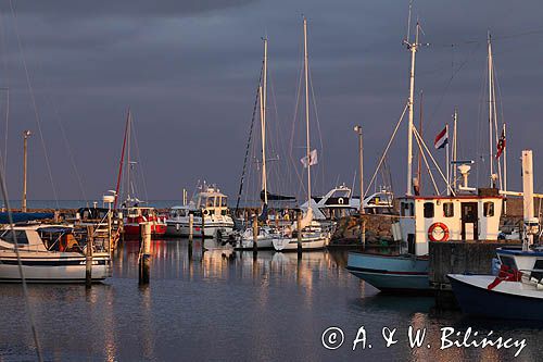 Marina, port jachtowy w Oster Hurup, Jutlandia, Kattegat, Dania